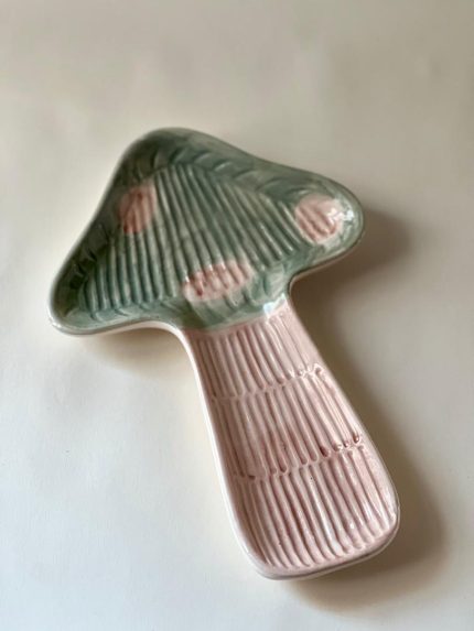 زیرقاشقی سرامیکی طرح قارچ