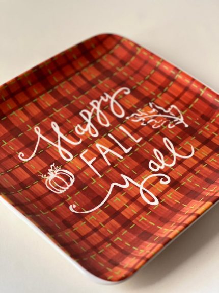 بشقاب سرامیکی مربع