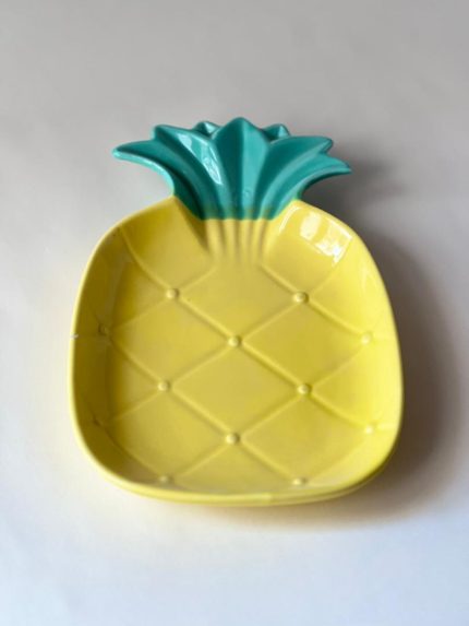 بشقاب سرامیکی طرح آناناس