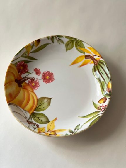 بشقاب سرامیکی طرح کدو وارداتی