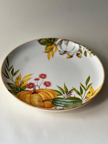 بشقاب سرامیکی طرح کدو