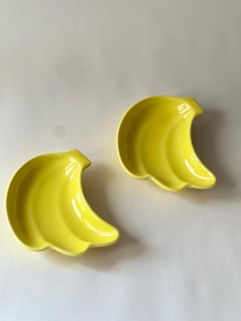 ست ۲ عددی مزه‌خوری طرح موز