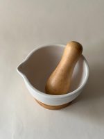 هاون سرامیکی و بامبو