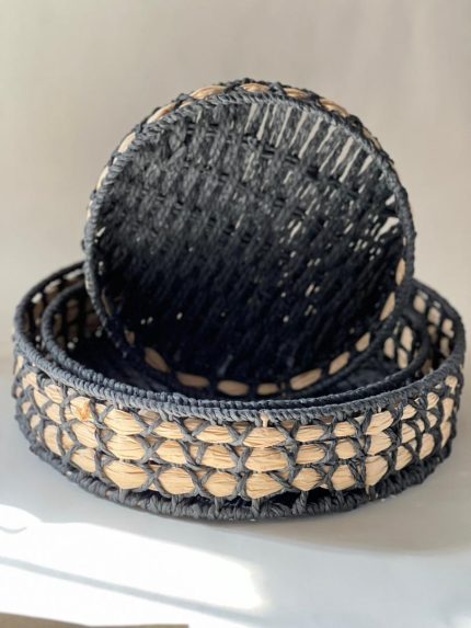 سینی حصیری 3 عددی