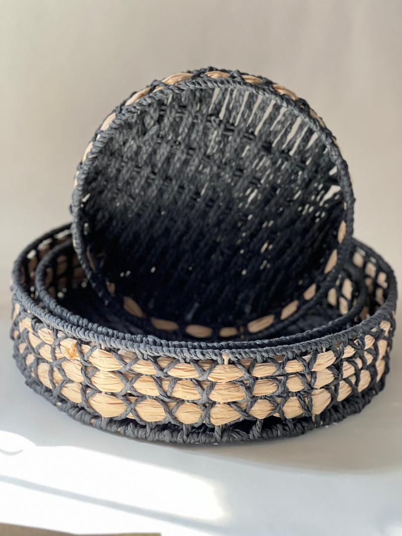 سینی حصیری 3 عددی