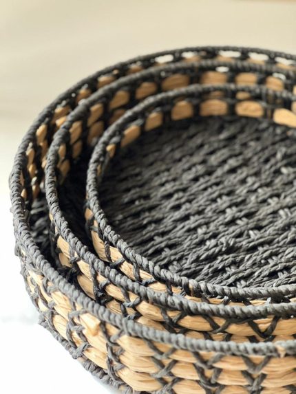 سینی حصیری 3 عددی