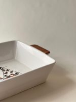 تابه توفری سرامیکی مستطیلی