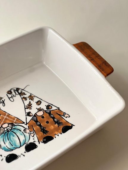 تابه توفری سرامیکی مستطیلی