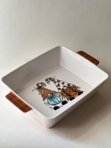 تابه توفری سرامیکی مستطیلی