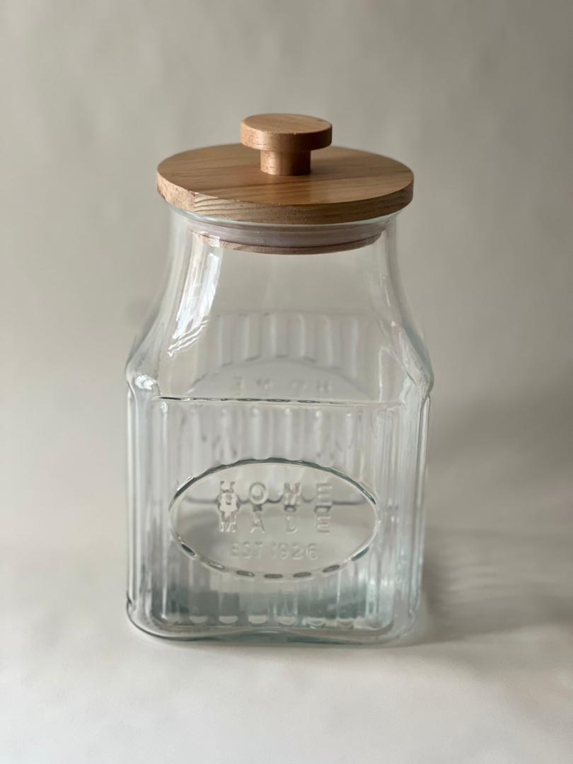 بانکه سرامیکی درب بامبو و واشردار