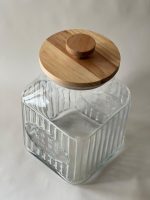 بانکه سرامیکی درب بامبو و واشردار