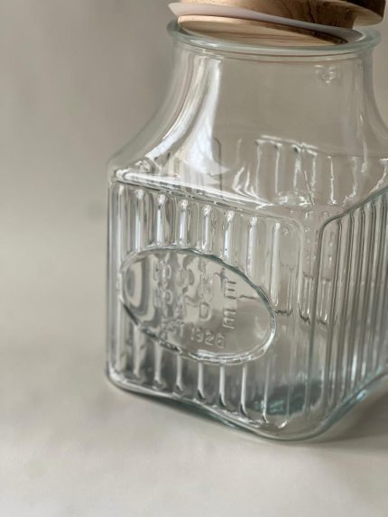 بانکه سرامیکی درب بامبو و واشردار