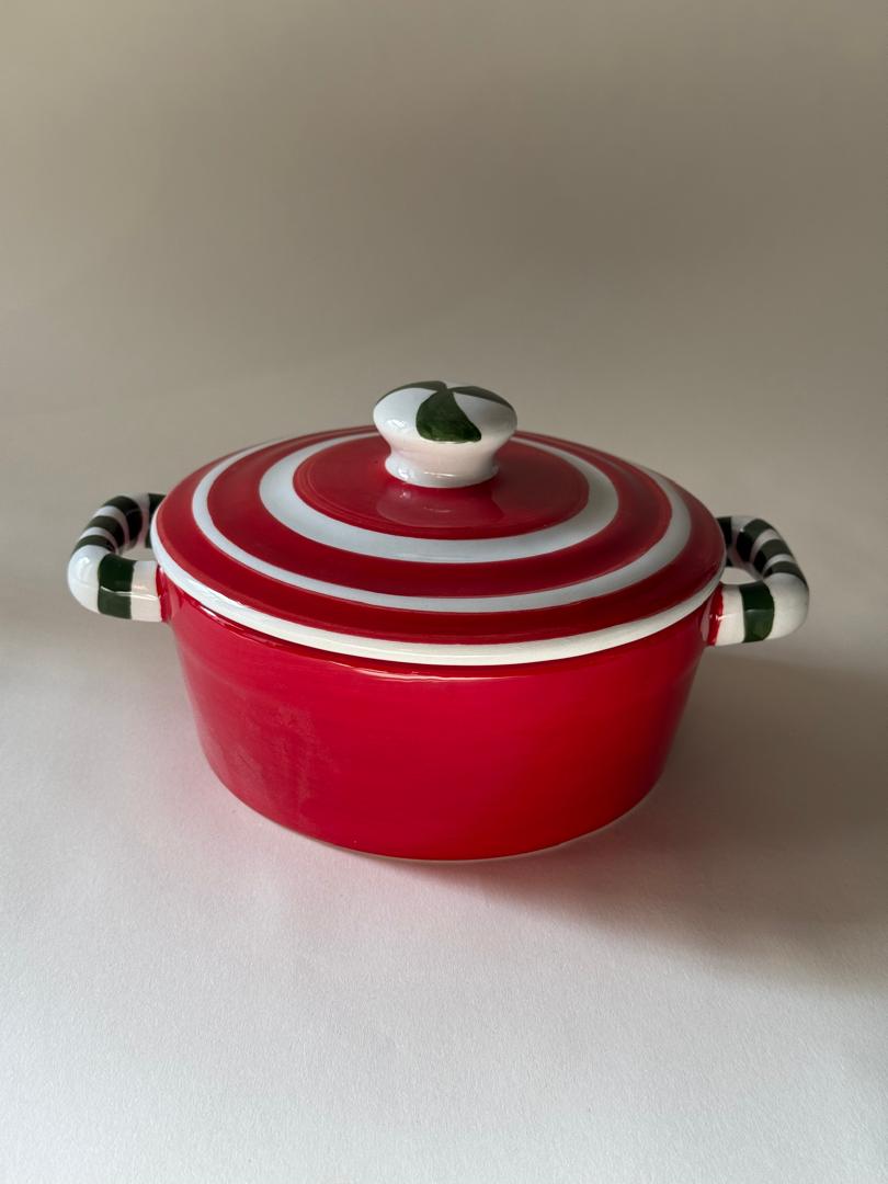 سوپ‌خوری سرامیکی درب‌دار