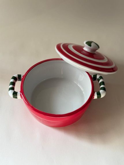 سوپ‌خوری سرامیکی درب‌دار