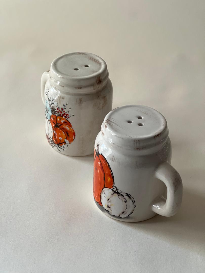 ست ۲ تایی نمک‌پاش سرامیکی