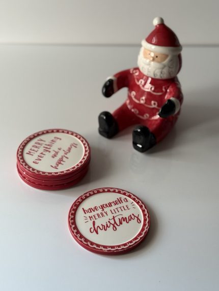 استند زیر لیوانی بابانوئل سرامیکی