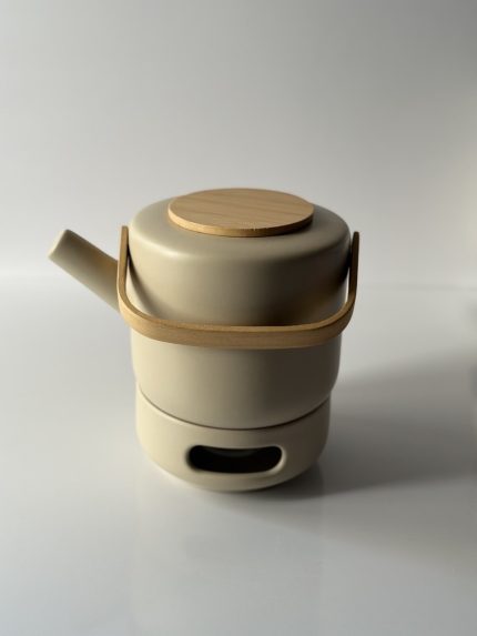 قوری سرامیکی به همراه وارمر