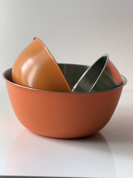 ست ۳تایی کاسه مدرج استیل